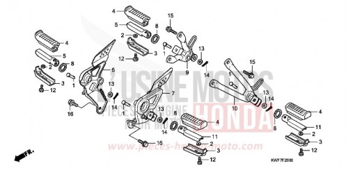 MARCHE CBF125MD de 2013